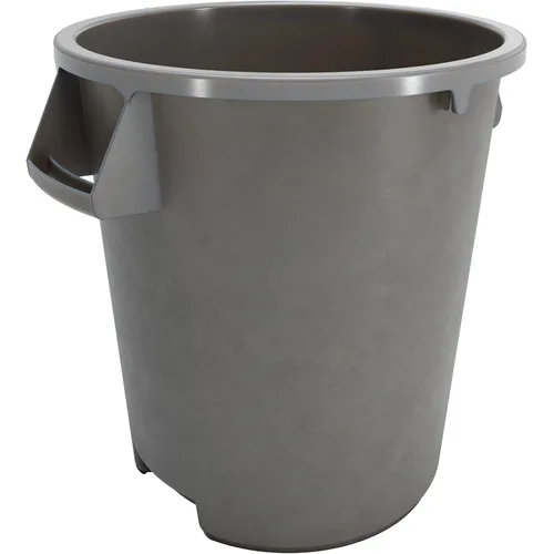 Vista 8 de SPARTA Bronco - Contenedor de basura redondo para desechos, 10 galones, color negro, paquete de 6