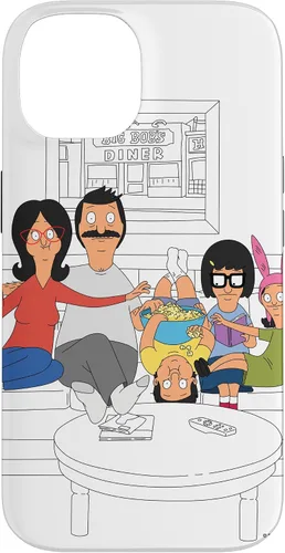 Vista 4 de Bob’s Burgers Bob Linda Gene Tina Louise Living Room Case for iPhone 17
