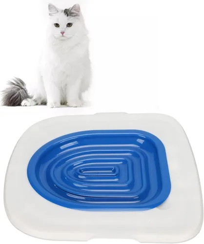 Vista 6 de Kit de entrenamiento de inodoro para gatos, sistema universal reutilizable de entrenamiento de inodoro para gatos, enséñale a gatito cómo usar