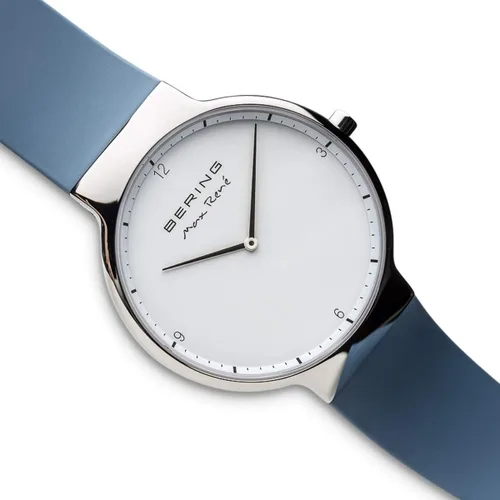 Vista 4 de Bering Unisex Analogue Quartz Max René Collection Watch with Silicone Strap and Sapphire Glass