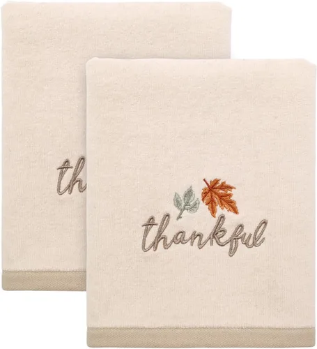 Vista 8 de Avanti Linens - Cortina de ducha de tela, decoración de baño inspirada en otoño (colección Grateful Patch)