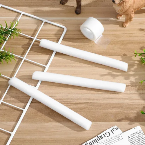 Vista 3 de POPETPOP - Kit de 10 varillas de espuma para orejas de perro, con 3 rollos de cintas adhesivas, accesorios de apoyo para cachorros, soporte de pie