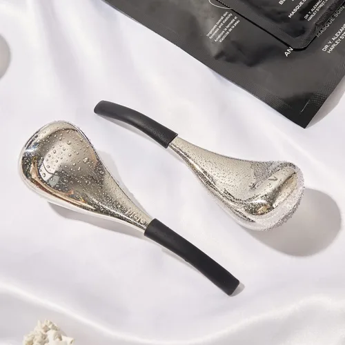 Vista 7 de pfefe Globos de Hielo Herramientas para el Cuidado de la Piel Facial para Mujeres Cara y Ojos, Palitos Criogénicos de Belleza Facial de Acero