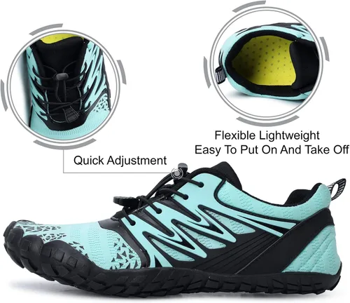 Vista 5 de L-RUN Zapatos de agua atléticos para senderismo para hombre y mujer