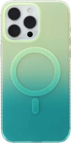 Vista 21 de Funda degradada para iPhone 14 Pro - Diseño multicolor degradado naranja y amarillo, resistente a los impactos y con imanes