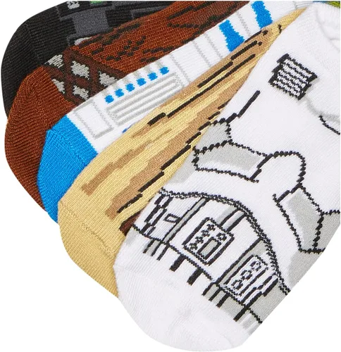 Vista 2 de STAR WARS Paquete de 5 calcetines invisibles para niño