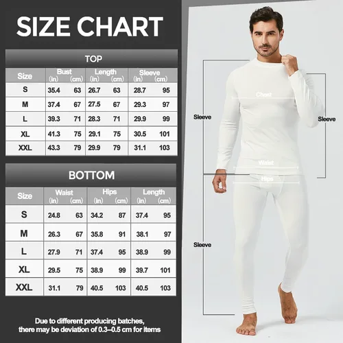 Vista 6 de UNIQUEBELLA - Ropa interior térmica para hombre con calzoncillos largos y forro polar de secado rápido y capa de base térmica