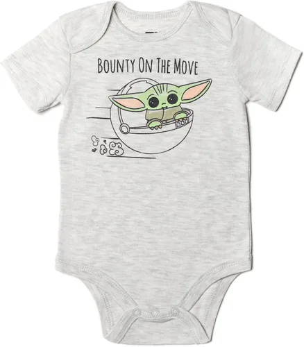 Vista 4 de STAR WARS The Mandalorian Baby Grogu - Body y pantalones de manga corta