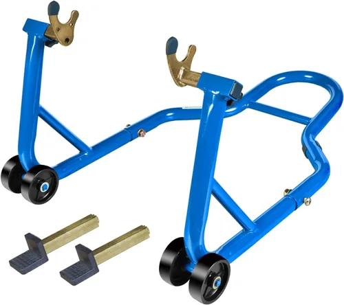 Vista 9 de Jack Boss Caballete de motocicleta, soporte de rueda trasera combo, capacidad de 500 libras, soporte de basculante para paddock para moto deportiva