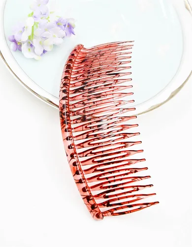 Vista 5 de Peine para el cabello con patrones surtidos de belleza sin esfuerzo de 4.7 pulgadas, paquete de 4