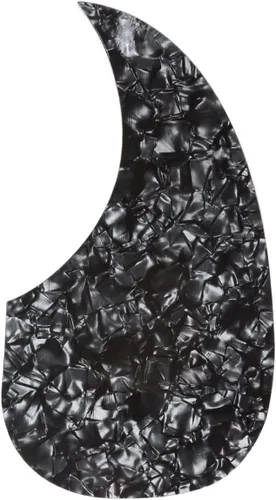 Vista 6 de Musiclily - Golpeador autoadhesivo de gran tamaño para guitarra acústica estilo Martin D28, color negro