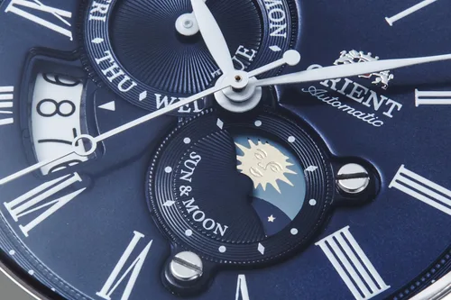 Vista 7 de ORIENT Classic Sun & Moon Reloj mecánico RN-AK0004L para hombre