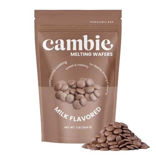 Vista 11 de Cambie Milk Melting Chocolate - 2 libras de caramelo de leche de alta calidad para hacer barra de chocolate Dubai, paletas de pastel, bombas