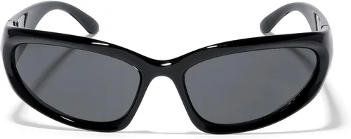Vista 3 de ShadyVEU Y2K - Lentes de sol con protección UV400, diseño de moda futurista y delgada