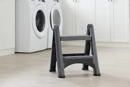 Vista 8 de Banquillo plegable de 2 escalones marca Rubbermaid Commercial 4209 EZ Step 2, 1