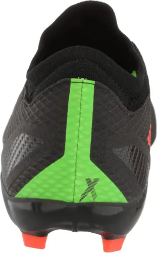 Vista 3 de adidas Tenis de fútbol unisex para adultos X Speedportal.3 para terreno firme, Verde solarCore BlackSolar Yellow