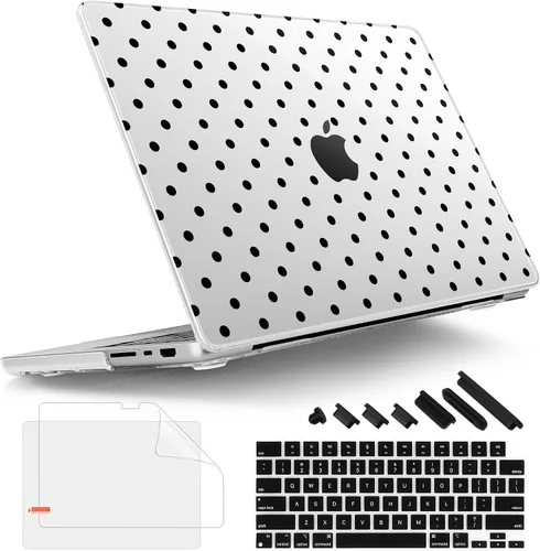 Vista 8 de Tuiklol - Funda para MacBook Pro de 14 pulgadas, versión 2026, 2025, 2024 Noche bosque oscuro
