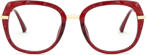 Vista 8 de Zeelool Lentes gruesos de gran tamaño Cat Eye TR90 con bloqueo de luz azul para mujer Daisy OT959223