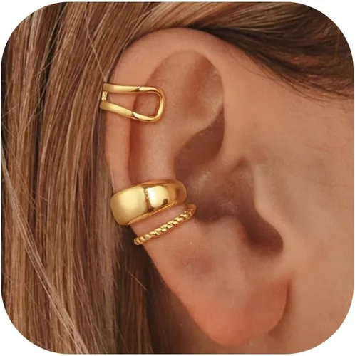 Vista 9 de Ear Cuffs Non Piercing Ear Cuff Earrings for Teen Girl Gifts Trendy Stuff