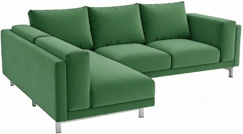 Vista 12 de Fundas de sofá de algodón resistentes compatibles con IKEA Nockeby de tres asientos (ancho: 98.8 in, no 79.9 in), funda de sofá