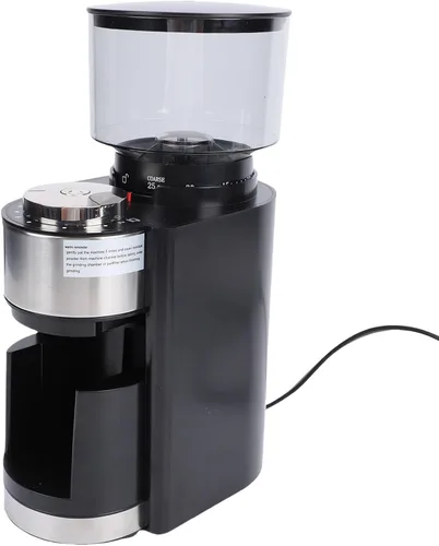 Vista 2 de Stainless Steel Burr Coffee Grinder, 25 Settings (US Plug 110V)