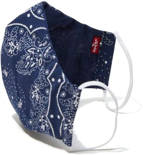 Vista 3 de Levi's Mascarilla reutilizable con estampado de bandana (paquete de 3)