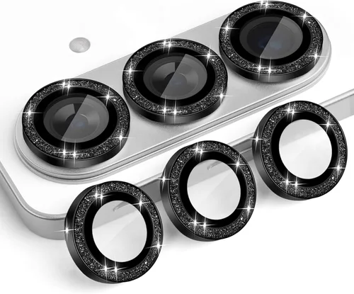 Vista 20 de Protector de lente de cámara para Samsung Galaxy S26, cubierta individual de lente de anillo de aleación de aluminio de vidrio templado con bandeja
