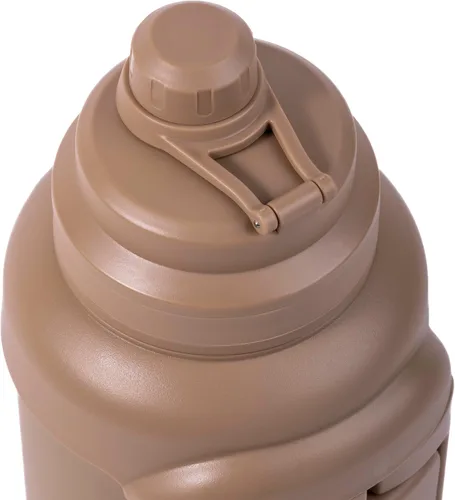 Vista 3 de Manna Titan - Jarra aislada al vacío de acero inoxidable, 2,3 L, color avellana
