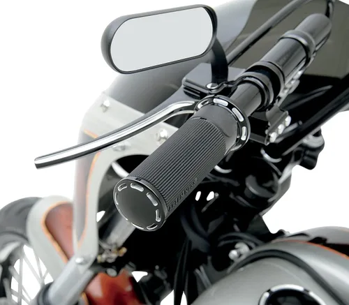 Vista 3 de Arlen Ness Fusion Series Slot Track Cable Style Grips para Harley Davidson 1984