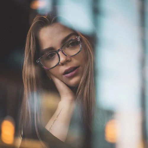 Vista 2 de WOWSUN Unisex Stylish Nerd Non-prescription Glasses, Clear Lens Eyeglasses Frames, Fake Glasses