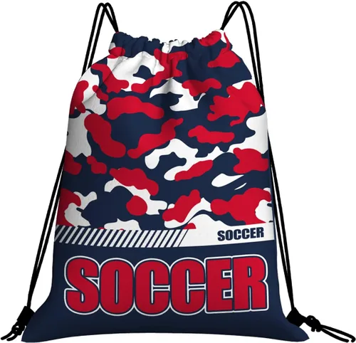 Vista 7 de Mochila con cordón impermeable para gimnasio, bolsas con cordón, bolsa de cuerda deportiva, mochila de camuflaje, Bolsas con cordón Cheer - Bolsas