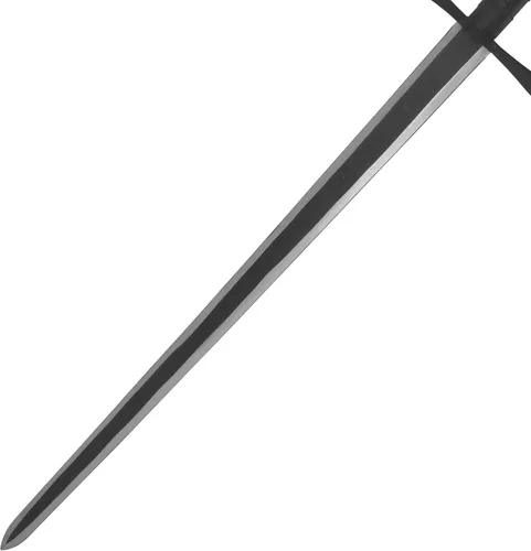 Vista 29 de Medieval Warrior Knights Templar Long Sword with Sheath Steel Guard, Leather Wrapped Handle