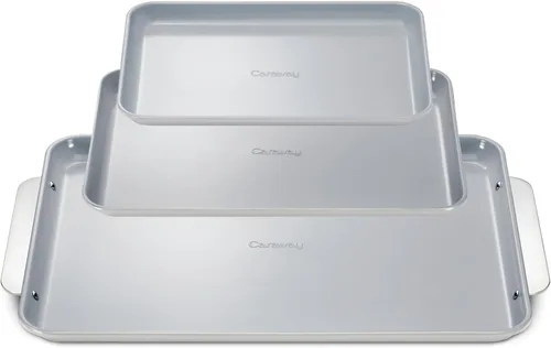 Vista 18 de Caraway Bandeja de cerámica antiadherente para hornear, revestimiento de cerámica naturalmente resbaladizo, no tóxico, libre de PTFE ni PFOA