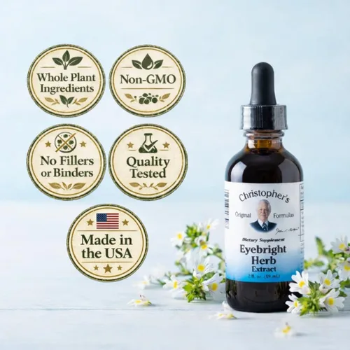 Vista 6 de Christopher's Original Formulas Extracto de hierbas Eyebright, 2 fl oz