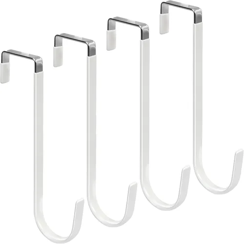 Vista 36 de FYY Ganchos para colgar sobre la puerta, paquete de 4 unidades, se adapta a beige ( A Beige )