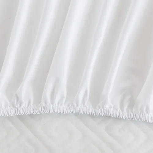 Vista 6 de YuHeGuoJi Funda de colchón de algodón impermeable, protector de colchón acolchado de algodón con superficie superior de rizo con bolsillo profundo