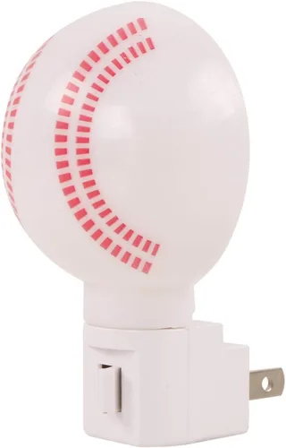 Vista 2 de Paquete de 2 luces LED de noche de color blanco cálido - Béisbol