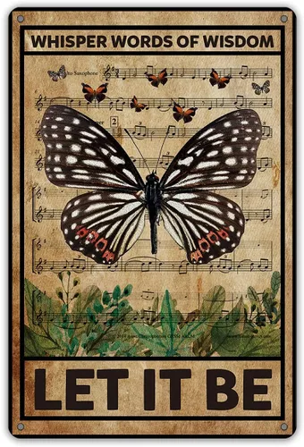 Vista 7 de Divertido Letrero de Lata de Metal para Pared Arte Decorativo - Letrero Retro "En el Jardín Voy a Perder la Mente" para Regalos de Decoración