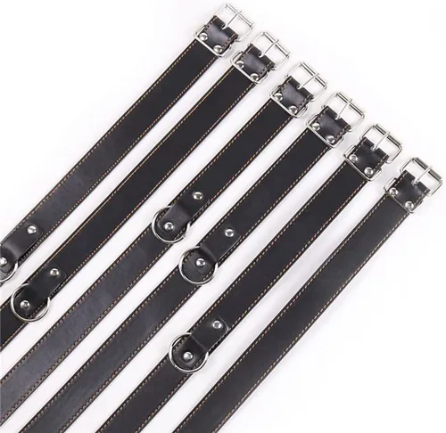 Vista 2 de Bondage sexual para restricciones BDSM Juguetes sexuales para adultos, hombres, mujeres, parejas, conjunto de correa de cuerpo completo, Negro