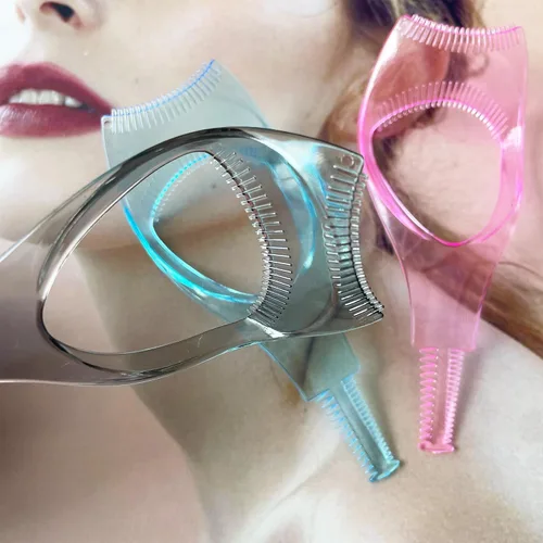 Vista 4 de 3 piezas Lash Buddy Mascara Shield - Protector aplicador superior e inferior y herramienta separadora