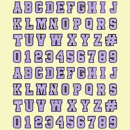 Vista 2 de 74 Pack Letter Decoration Charms 0-9# Number, Alphabet ABC-Z Characters, Sports Home Decoration DIY for Boy Girl Teens Men Women and Adults