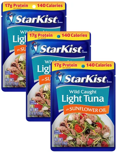 Vista 24 de StarKist 17g Protein Per Serving, Ready to Eat, Wild Caught, Shelf Stable Seafood, Gluten Free, Soy Free, No Draining for Salads