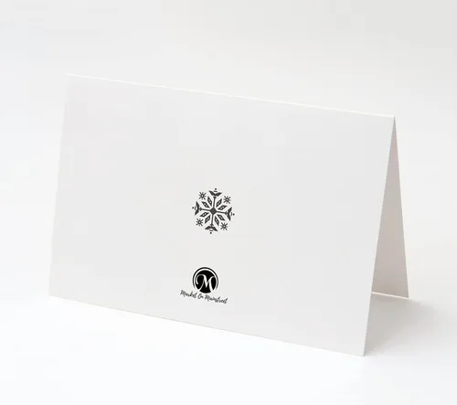 Vista 2 de Market On Mainstreet - Tarjetas de felicitación navideñas con sobres blancos, incluye mensaje en el interior, paquete a granel, 25