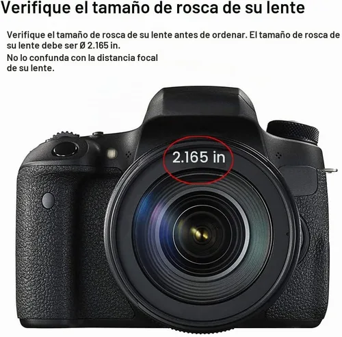 Vista 7 de 55mm 0.35x Lente de Ojo de Pez de Gran Angular y Macro para Cámara Canon DSLR con Rosca de 55MM