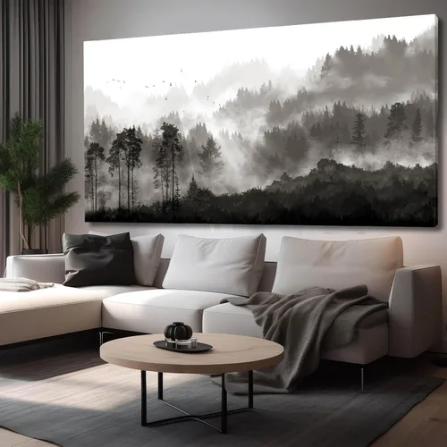 Vista 10 de YJYart Cuadros de Pintura de Pared de Acuarela Abstracta para Decoración de Pared de Baño Azul Marino Impresiones en Lienzo Arte de Pared Azul