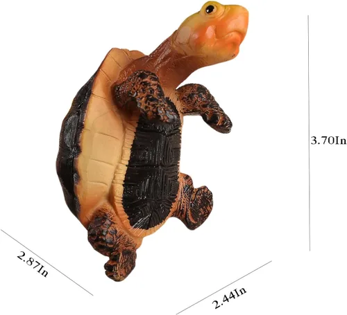 Vista 2 de Banax Colgador de macetas de tortuga, figura de tortuga de resina, lindas tortugas de resina colgantes, regalo de decoración de maceta, se puede