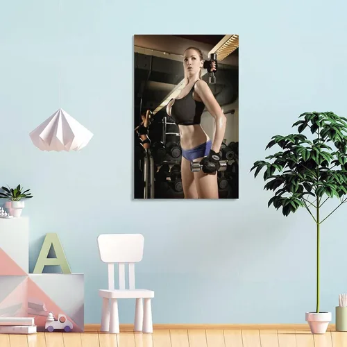 Vista 4 de AOMACA Pósteres estéticos para habitación de Jordan Carver Big Boobs Mujeres en Fitness Póster Sexy Lienzo Pintura Arte Póster de Pared