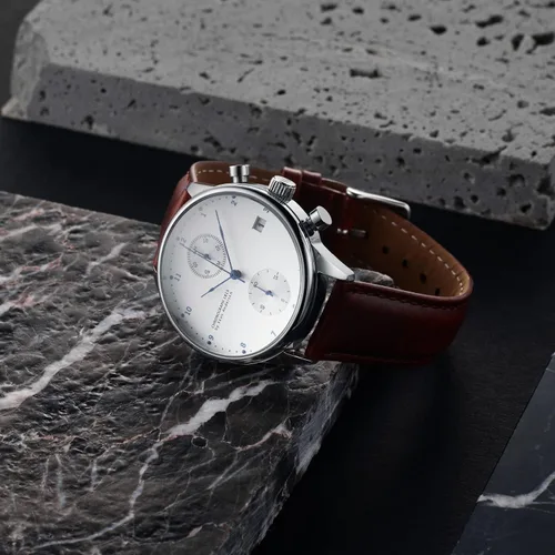 Vista 4 de About Vintage Reloj cronógrafo 1815 para hombre, acero inoxidable, analógico, impermeable