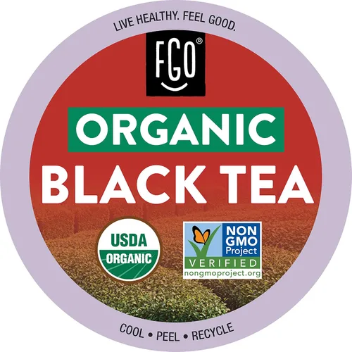 Vista 8 de FGO Cápsulas K-Cup de té negro orgánico Chai para Keurig, 24 unidades (paquete de 1), té negro premium con especias Chai es orgánico por la USDA
