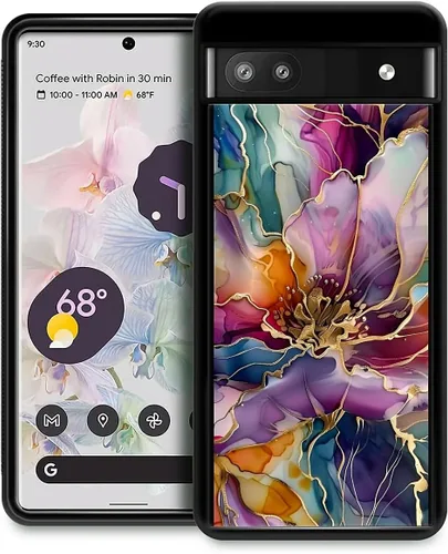 Vista 303 de Compatible con Google Pixel 4A 5G Mobile Case Creative Acrylic Back Panel Silicona Edge Case Slim Protección Especialmente para Google Pixel 4A 5G